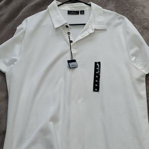 Marc Anthony white polo